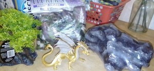 Hook up your "lil guys" (turtle, lizard,  etc) aquarium. NEW decor & habitat 