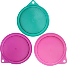 SPOT 3pc Pet Food Can Covers Reusable Lids for Cat or Dog Food Tins