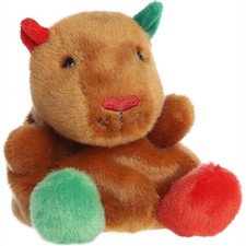 Aurora Palm Pals Syd Holiday Capybara 5-Inch Stuffed Animal Plush