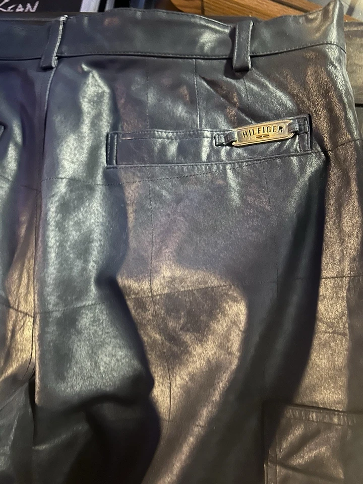 Calça de couro masculina 38 Tommy Jeans Hilfiger - Imagem 3 de 4