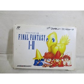 Final Fantasy I II 1 2 Nintendo Famicom FC NES CIB W/Box Japan Import Tested