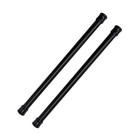 2 Pcs Gardinenstangen Ausziehbar Teleskopstange Duschvorhang Vorhangfederstange