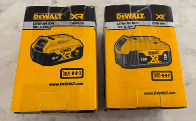 Original Dewalt DCB184 18V XR 5Ah Slide Akku *DOPPELPACK* - NEU