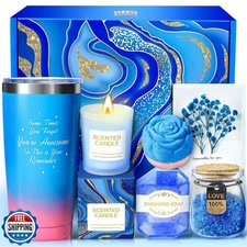 TRSILLE Birthday Gifts for Women, Christmas Gifts Spa Baskets for Women Chris