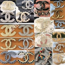 Retro Fashion Ladies' Fashion Classic Three-dimensional Pearl Crystal Brooch