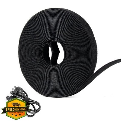 OneLeaf Hook Loop Roll 20ft x 1/2in Black