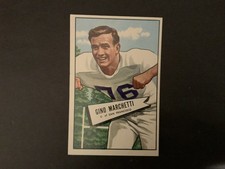 1952 Bowman Large Football #23 Gino Marchetti 