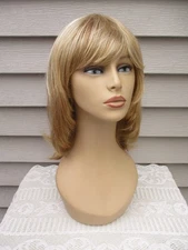 Jon Renau MYSTERY WIG Color BLONDE Mid Length Style MODIFIED BANGS Read