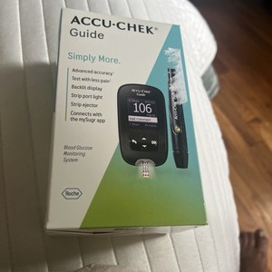 Accu-Chek Guide Meter Diabetes Kit Blood Glucose Monitoring System, Exp 02/2028