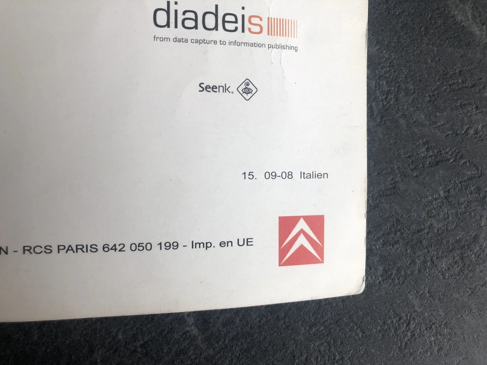 Libretto Uso E Manutenzione Citroen Picasso - Immagine 3 di 4
