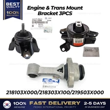 ⭐Genuine⭐ Engine & Trans Mount Bracket 3PCS for Hyundai Elantra Kia Forte