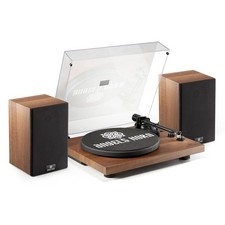 Stereo Speaker Vinyl Record Player Hi-Fi System Bluetooth Turntable
