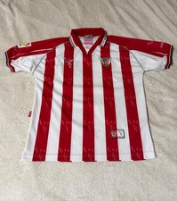 Vintage Athletic Club Bilbao 2001-04 Home Football Shirt Jersey Sz L