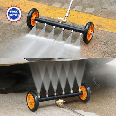 #ad #ad Pressure Washer Attachment 16 Inch Dual Function Water Broom Undercarriage Wand $74.99