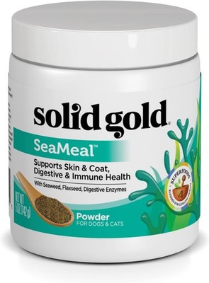 Solid Gold Cat & Dog Multivitamin Powder - Kelp Powder, Omega 3 & Vitamins for