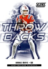 2025 Score #3 Drake Maye Throwbacks
