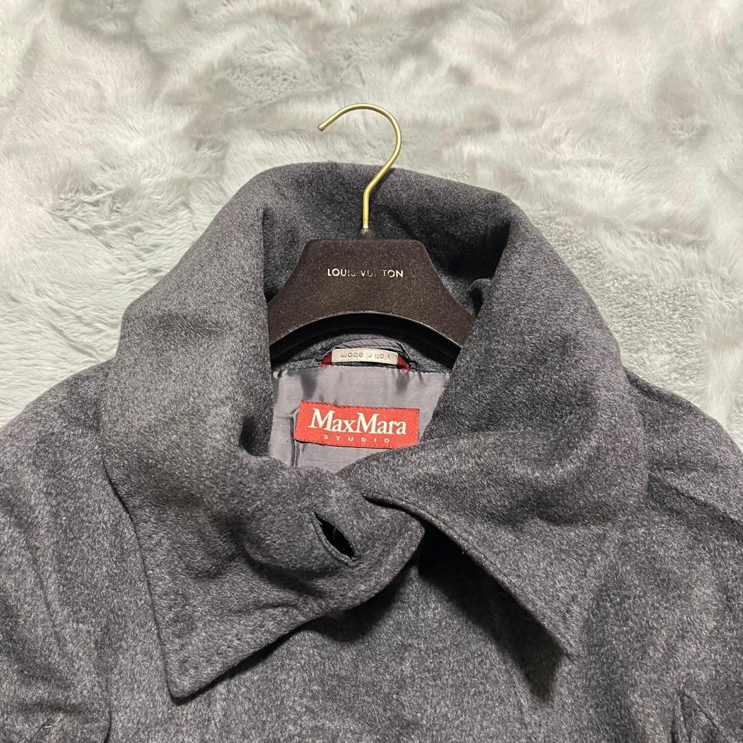 Max Mara Studio Virgin Wool Long Jacket Blouson C… - image 7