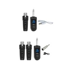 Audio Transmitter and Receiver for Condenser Mic Dynamic Mic Electric Bass
