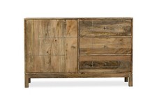 SOLID MANGO WOOD LIGHT INSET SIDEBOARD NEW INDIAN FURNITURE 