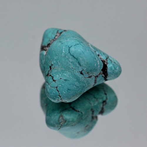 Natural Certified Arizona Turquoise Tumble 77 Ct loose Gemstone - Picture 3 of 6
