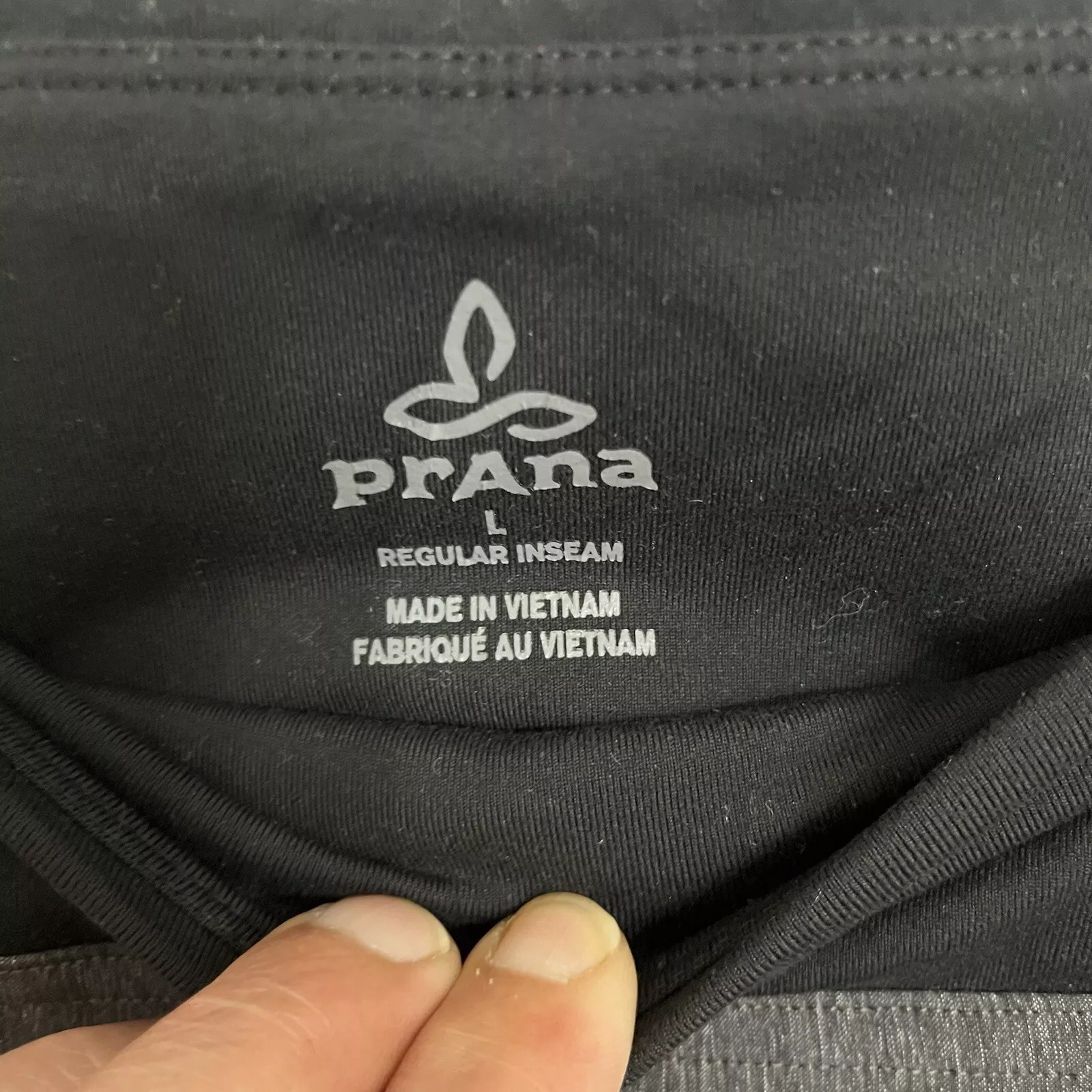 prana summit charcoal heather pull-on activewear stretch pants