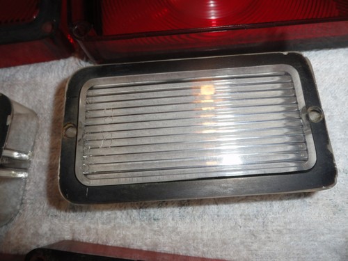 1971 MOPAR DODGE CHARGER TAIL LIGHT & REVERSE LENSES SET GOOD CONDITION - Picture 11 of 12