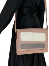 Vbh Rothko Inspired Pink Leather Bag