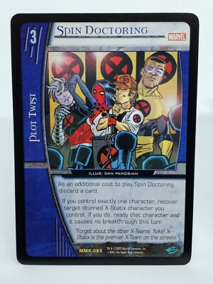 SPIN DOCTORING 2005 Upper Deck Marvel Knights MMK-085 Rare NM