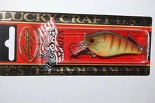 lucky craft 1.5  2 2/5" 1/2oz bass squarebill crankbait shin tone gill
