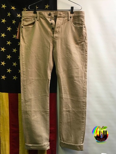 Levi's 501 brown tan Vintage Work Jeans 