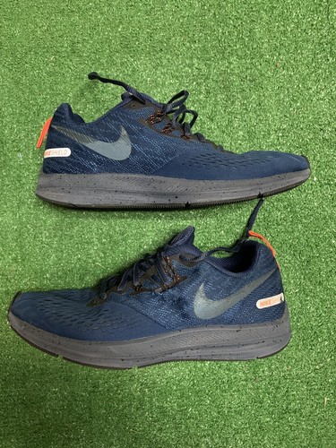 Escudo de Nike Zoom Winflo 4 Calzado para Correr 921704-400 Azul y Naranja  Tamaño 8 | eBay