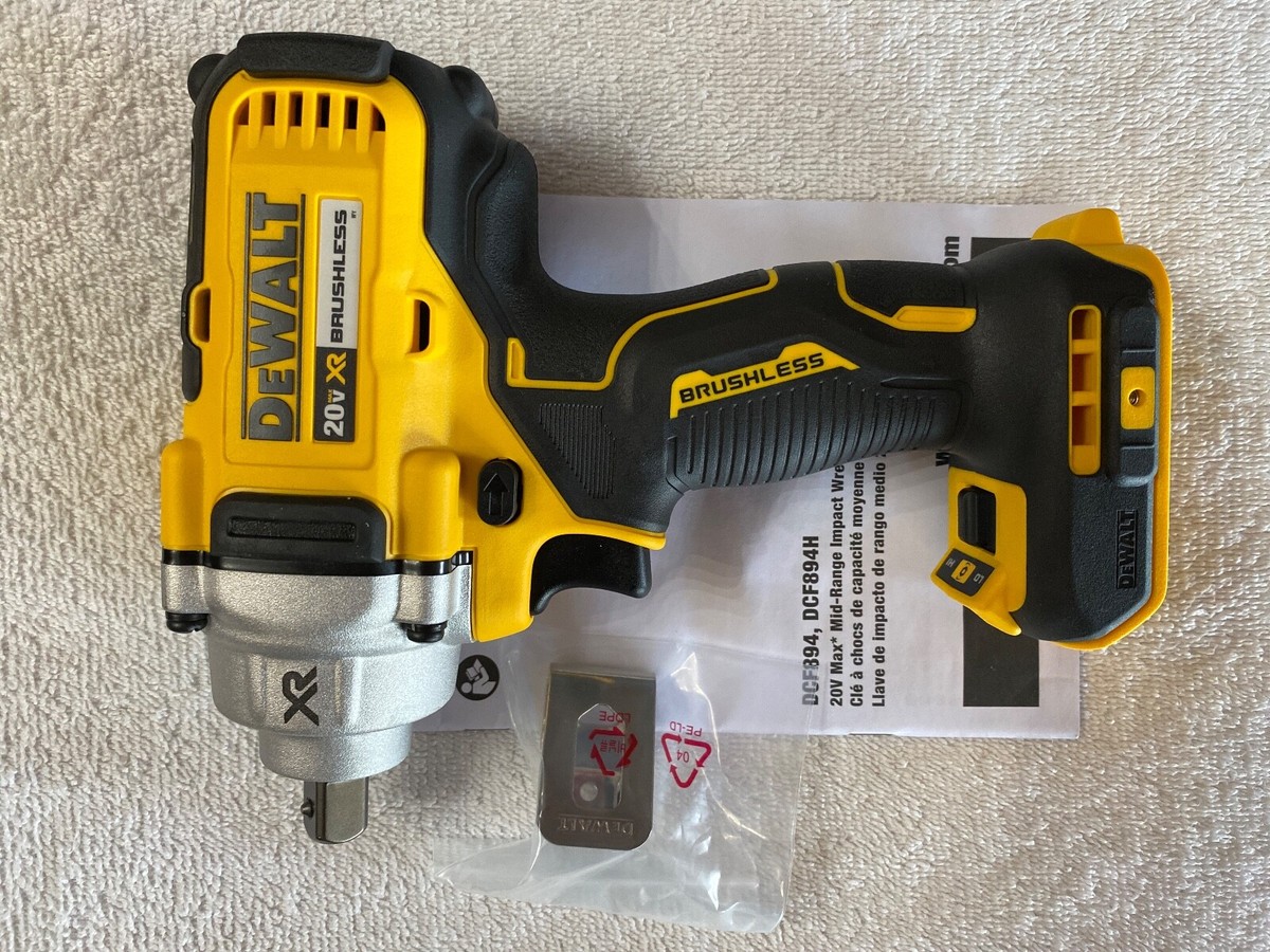 New Dewalt DCF894B 1/2” 20V Max XR Brushless Impact Wrench w