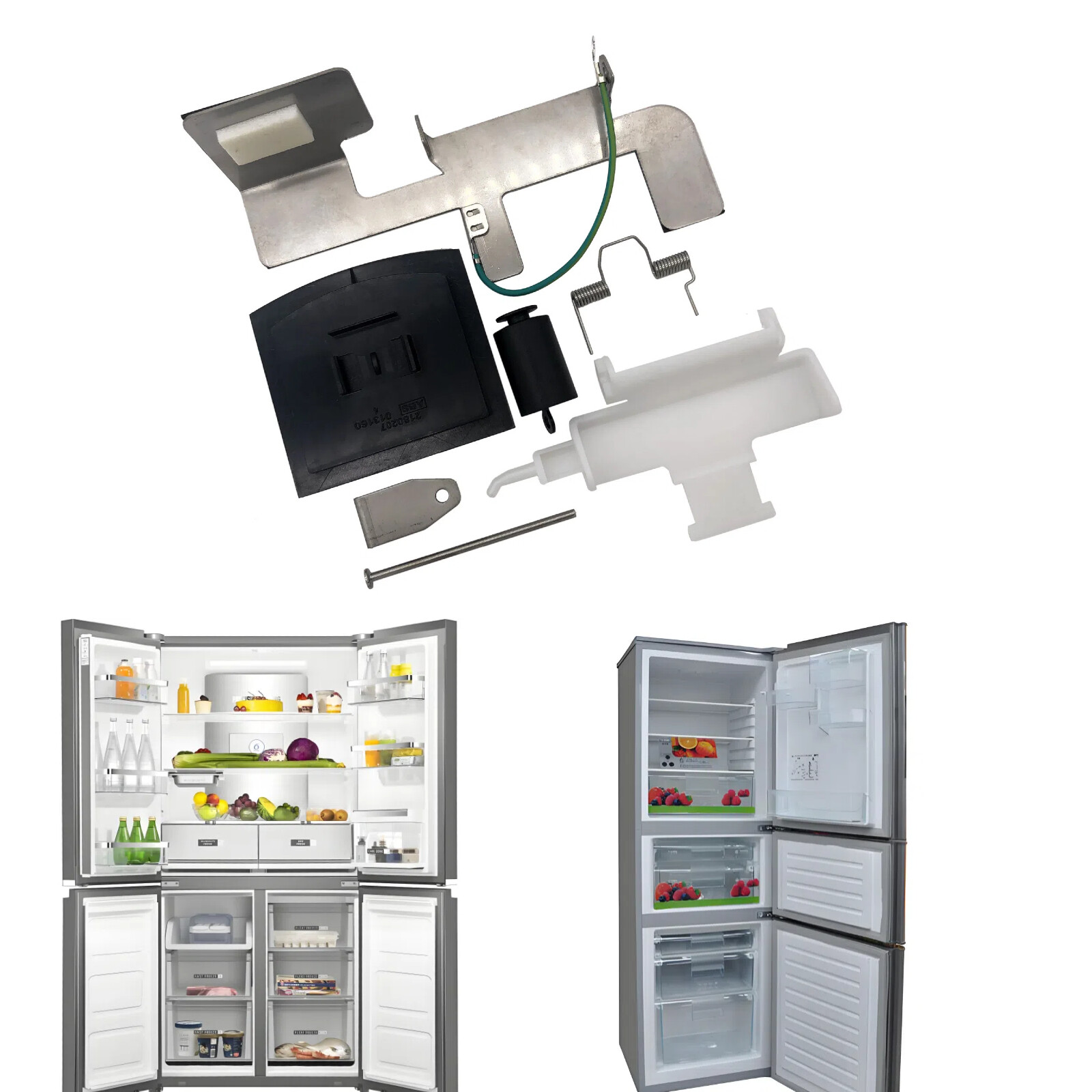 Whirlpool Refrigerator Ice Dispenser Door Kit W10823377 Replaces 8201756