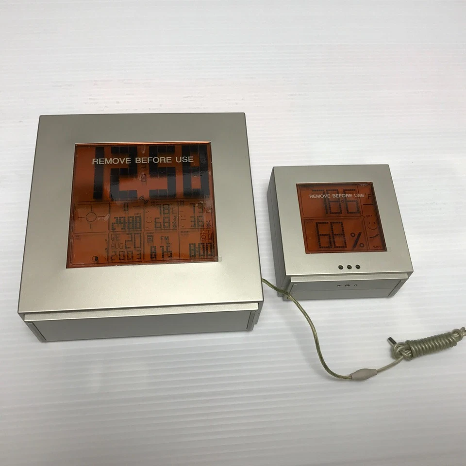 Medium Size Oregon Scientific Phillipe Starck Weather Station Meter Basic - Image 4 of 4