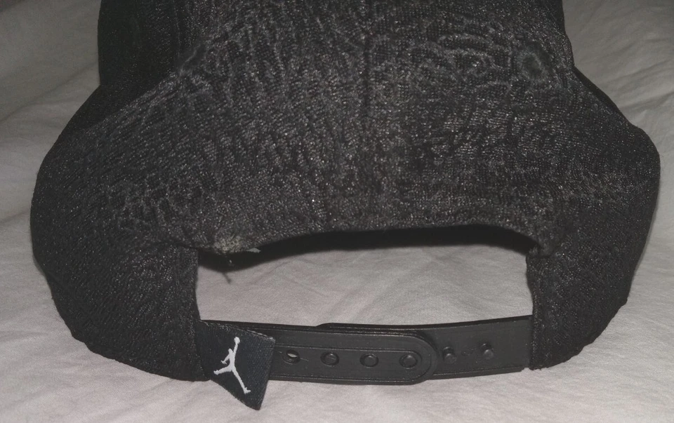 NIKE AIR JORDAN Infant Jumpman Pro,Snapback Hat Cap Charcoal,Silver Shiny Logo - Изображение 3 из 4