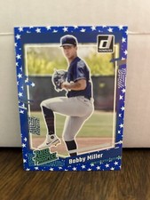 Bobby Miller 2023 Donruss Baseball Rated Prospect Base Independence Day #41