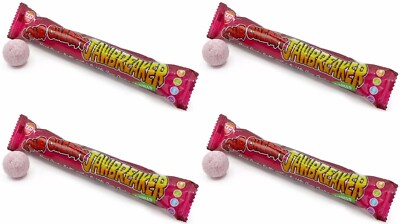 4x Zed Candy Sour Cherry Jawbreaker 6 Balls Packs Novelty Bubblegum Sweets