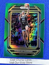 2023 #98 Rebekah Gardner WNBA Panini Prizm Basketball Green Prizm Sky