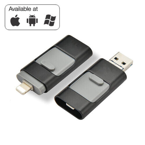 1TB 2TB 256GB OTG USB 3.0 Flash Drive Pen Memory U Stick For iPhone iPad iPad PC - Picture 2 of 11