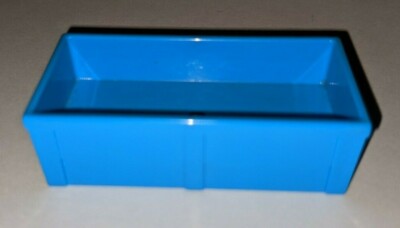 Lego Duplo Watering Feeding Trough Part # 61896 Dark Azure Blue piece Farm Zoo