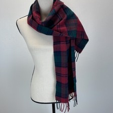 Tie Rack 100 pure lambswool tartan scarf made in Scotland