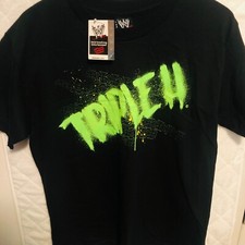Vintage WWE Triple H T-Shirt Youth Large With Tags Brand New