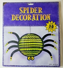 1990's Amscan Spider Decoration 19in New In Packaging 