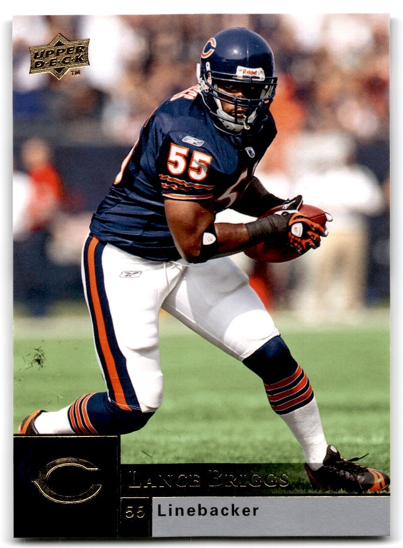 2009 Upper Deck Lance Briggs Chicago Bears #39