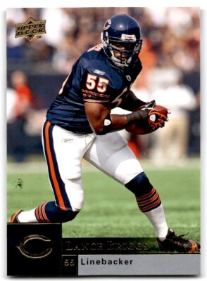 2009 Upper Deck Lance Briggs Chicago Bears #39