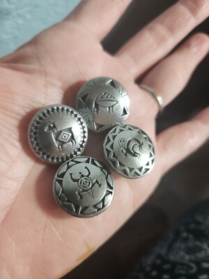 Vintage Pewter Southwestern Signed Danforth 1991 Buttom Cover (4) | eBay