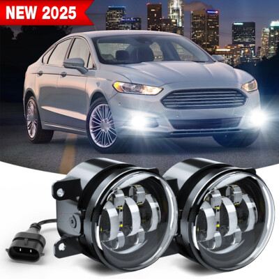 For 2013 2014 2015 2016 Ford C-Max Pair Front Bumper Fog Lights Driving Lamps