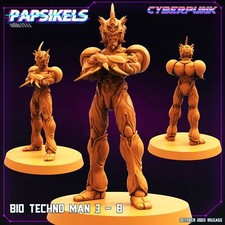 Bio Techno Man - v03b DnD Miniatures Tabletop Gaming Tabletop Miniature
