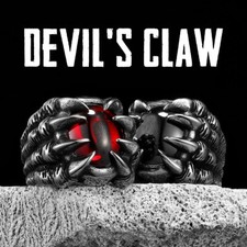 Sculpt Rings  Devil Dragon Claw Stainless Steel Men Women Ring Jewelry Gothic