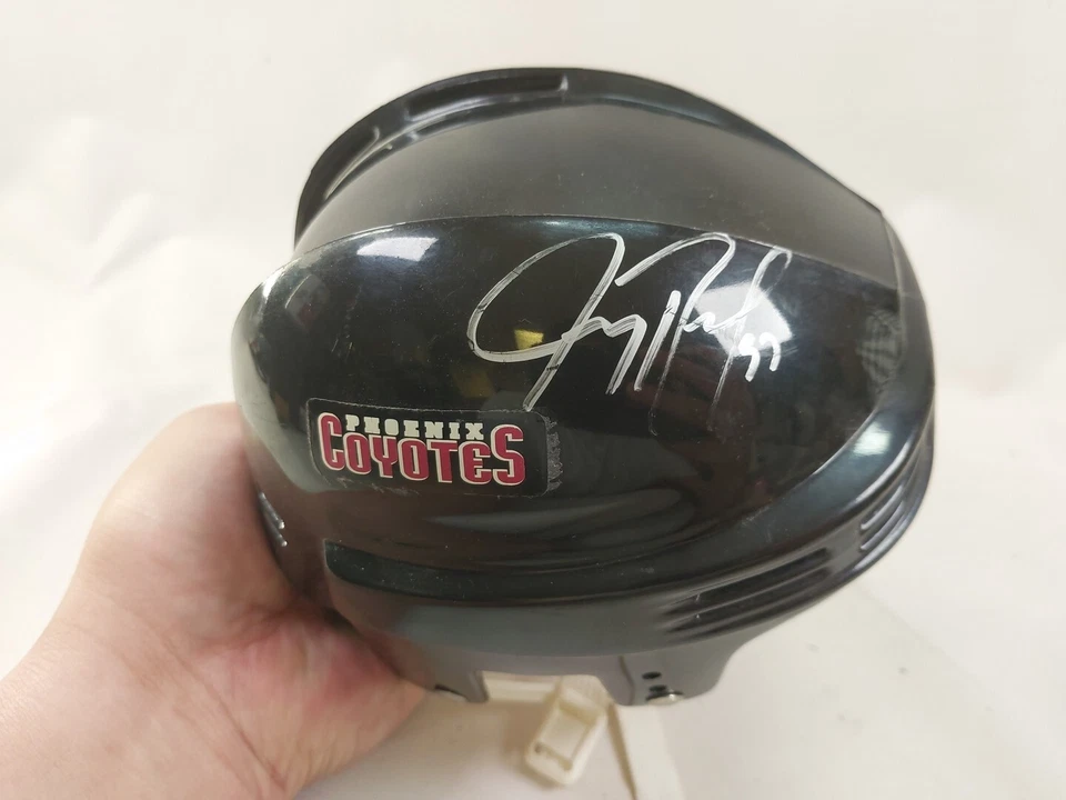 Signed Phoenix Coyotes Jeremy Roenick #97 Autograph Mini Helmet / No COA  - Image 3 of 4